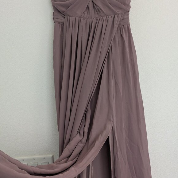 Birdy Grey Grace Convertible DARK MAUVE Bridesmaids Dress XS - Picture 12 of 14
